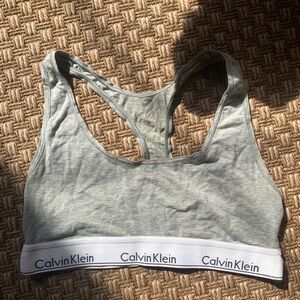 Calvin Klein Gray Women's Sports Bra